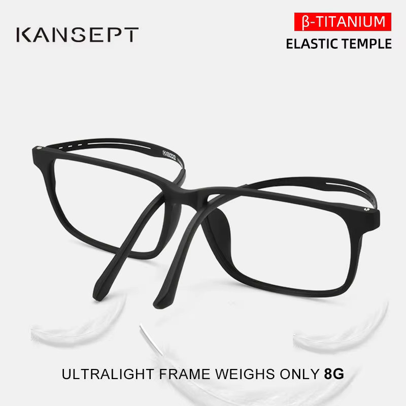KANSEPT Lesebrille, Titan, Vollrand, Schwarz - Bild 2