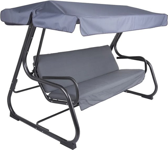 Fun Star Schaukel Parma Anthrazit B/T/H: 209 x 132 x 171 cm - Bild 1