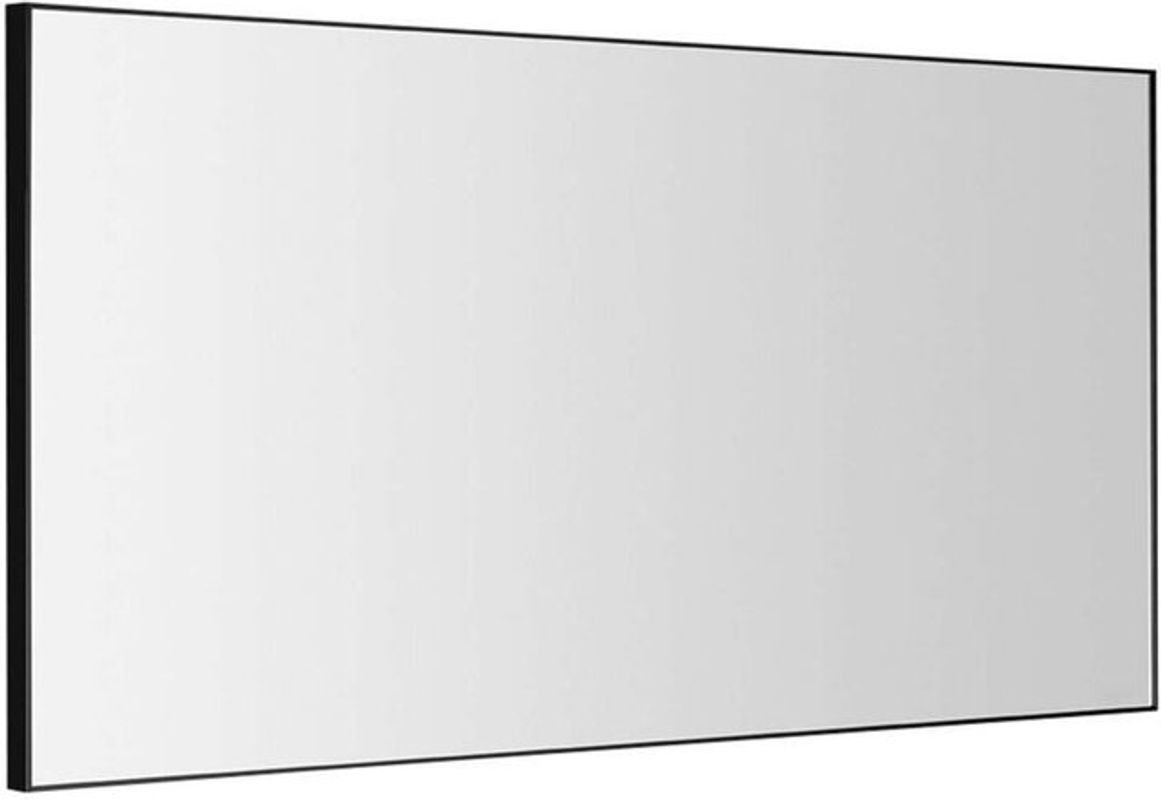 Sapho Spiegel Arowana in rechteckiger Form mit Metallrahmen, Schwarz, Breite: 120 cm, Höhe: 60 cm - Bild 1