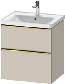 Duravit Waschtischunterschrank D-Neo, beige, B/T/H: 58,4 x 45,2 x 62,5 cm - Bild 1