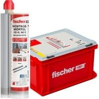 Fischer Montagemörtel FIS VL 360 S HWK G in Grau und Weiß mit 0,36 kg - Bild 1