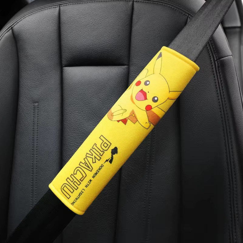 Bandai Pikachu Auto-Sicherheitsgurt-Schulterpolster, 2-teiliges Set - Bild 3