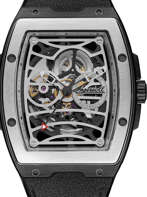 Ingersoll Armbanduhr Automatik, Edelstahl, Silber, 42 mm, Herren - Bild 1
