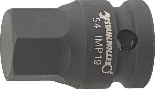 Stahlwille Sechskant Steckschlüsseleinsatz 1/2 Zoll 12,5 mm aus Edelstahl in Schwarz - Bild 1