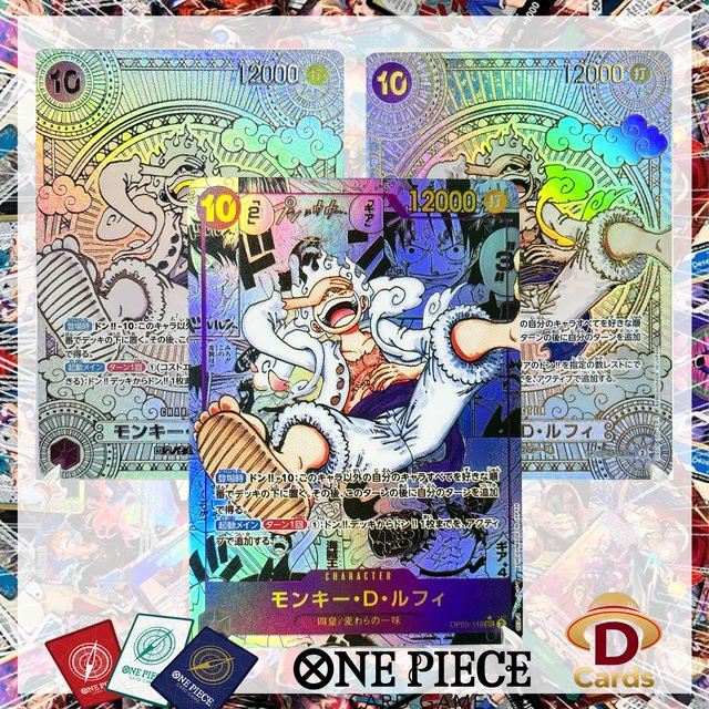 Bandai One Piece Monkey D. Luffy OP05-119 Manga SP Gold/Silber, Karte - Bild 1