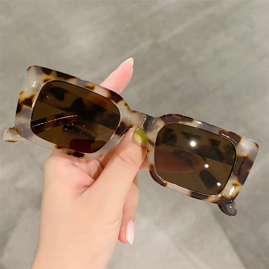 Gootrades Sonnenbrille, Quadratisch, Vollrand, Kunststoff, Unisex, Braun - Bild 2