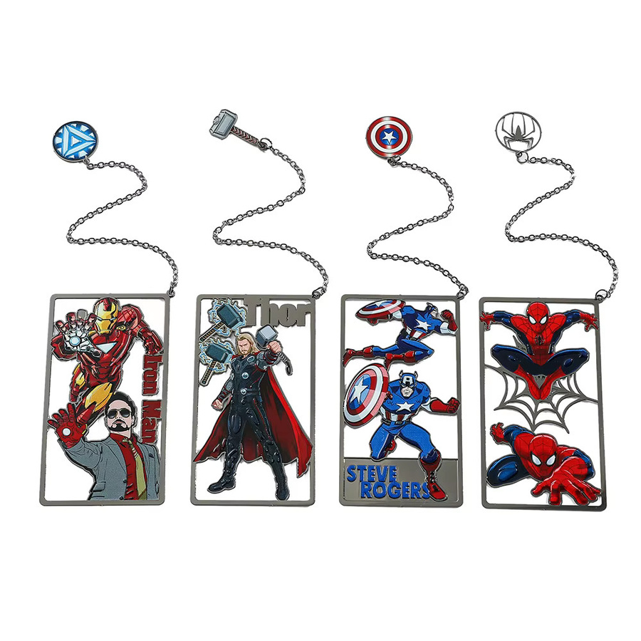 Marvel Spider-Man Buchseitenclip aus Metall in Multicolor als Lesezeichen für Fans - Bild 1