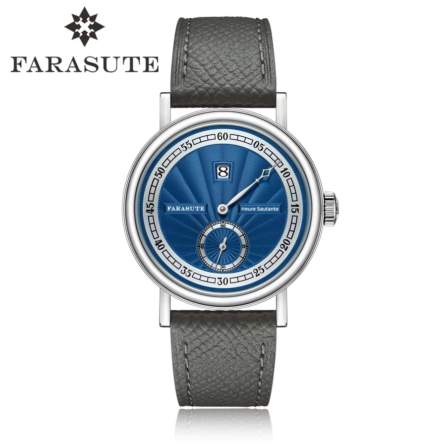 FARASUTE Armbanduhr Automatik, Edelstahl, Blau, Herren - Bild 1