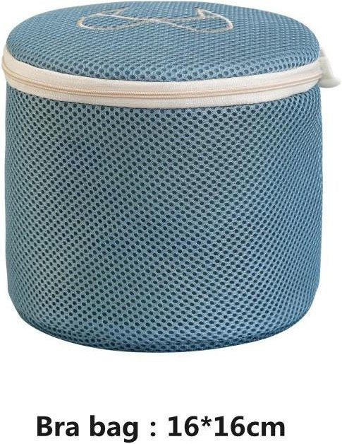 NATAWA Wäschenetz mit Stickerei in Blau für Unterwäsche, BHs und Socken als praktischer Wäschesack mit großer Kapazität - Bild 1