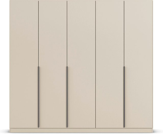RAUCH Drehtürenschrank Alabama in Beige mit grauen Griffen, B/H: 226 x 229 cm