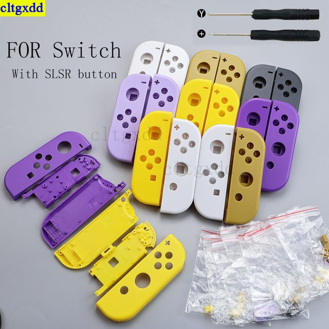 Cltgxdd Schutzhülle für Nintendo Switch Joycon Controller mit Mittelrahmenschale und SLSR-Taste - Bild 1