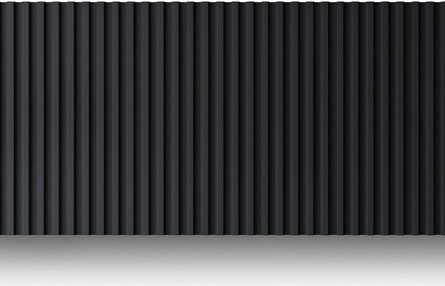 Vente-unique Wandplatte Clinton in Schwarz, rechteckiges Format, 97,6 cm - Bild 1