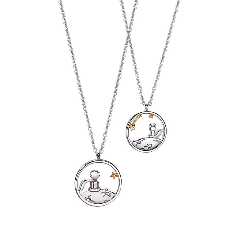 JWER Halskette, Fuchs Paar, Silber, Unisex - Bild 2