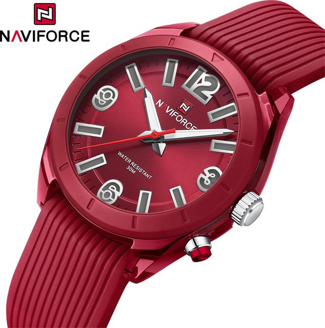 NAVIFORCE Armbanduhr, Quarz, Schwarz, Kunststoff, Keramik, Damen - Bild 1
