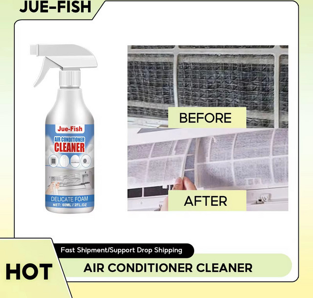 Jue-Fish Klimaanlagen Reiniger Spray zur Reinigung von Spulen und Kühlern - Bild 1