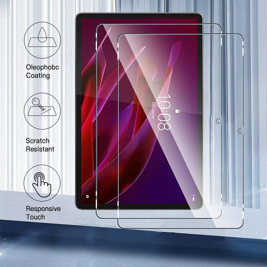 Displayschutzfolie für Lenovo Yoga Tab 11,1 Zoll 2025, transparent, bruchsicher und kratzfest, HD klar und blasenfrei - Bild 5