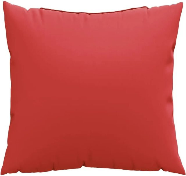 vidaXL Sofakissen Set aus 4 Stück in Rot, quadratisch aus Polyester mit Hollow-Fibre-Füllung, B/B/B: 40 x 40 x 40 cm - Bild 1