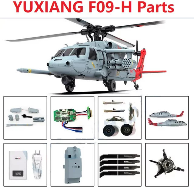 Yu xiang F09-H rc hubschrauber ersatzteile, Zubehör - Bild 1