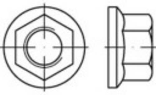 TOOLCRAFT 147241 Flachbundmuttern M14 aus Stahl, 100 Stück - Bild 1