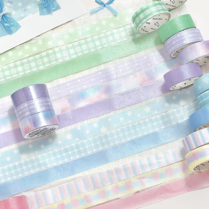 TIANZI Washi Tape Cartoon Filmstreifen Stanzklebeband für Scrapbooking und Journaling Breite: 1,5 cm, Länge: 3 m - Bild 1