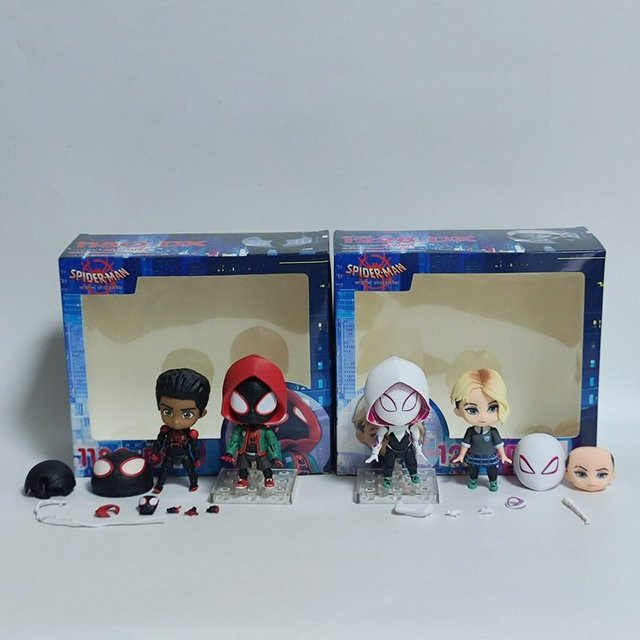 Bandai Marvel Spider-Man Q-Version Miles Morales Gwen, Actionfigur - Bild 1