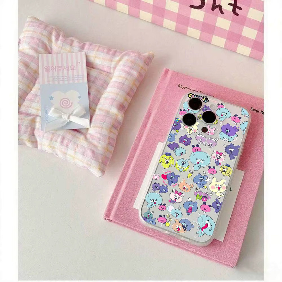 Z-Zombbit Handyhülle für iPhone 17 16 15 14 13 12 11 Pro Max Plus X XR XS Max Transparent Klar - Bild 3