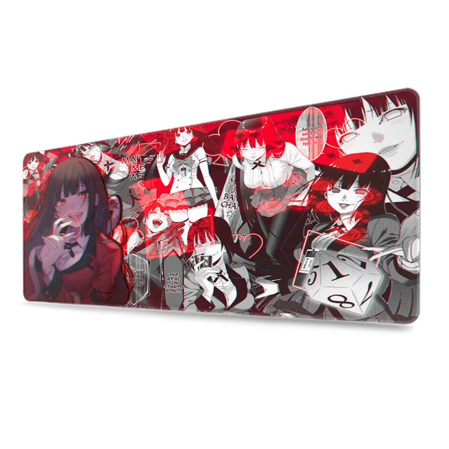 HYBXAXC Gamer Mauspad Kakegurui Yumeko Jabami Anime Design Multicolor - Bild 7