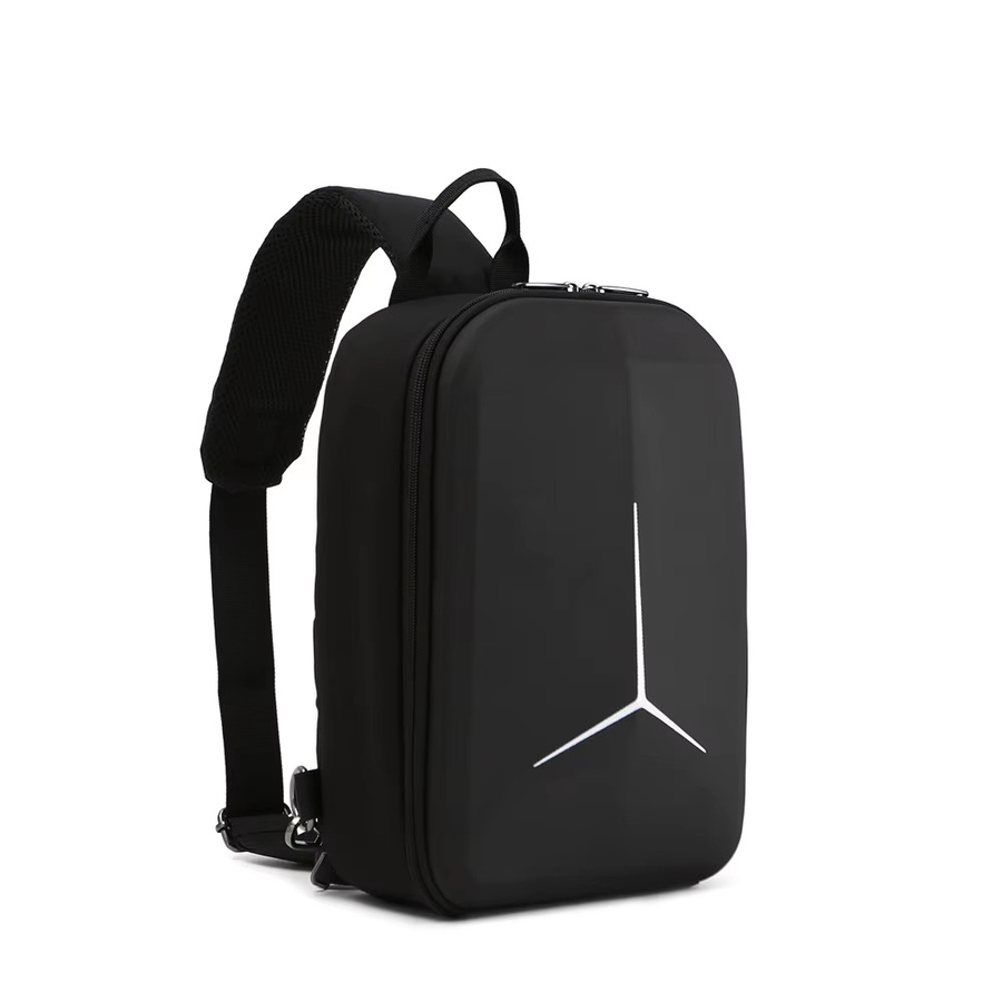 Tragetasche für DJI Mini 3 Pro und Mini 3 mit Schultergurt und Brusttasche für DJI RC/RC N2 Controller in Schwarz - Bild 4