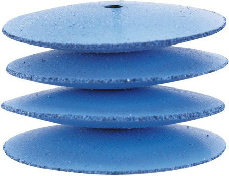 Proxxon Silikon-Polierscheibe Linse, Ø 22 mm, 10 Stück, bunt - Bild 1