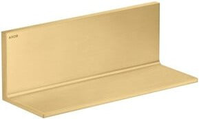 Hansgrohe Axor Uni. Rectangular Wandablage aus Messing in Brushed Gold Optik, Breite: 30 cm - Bild 1