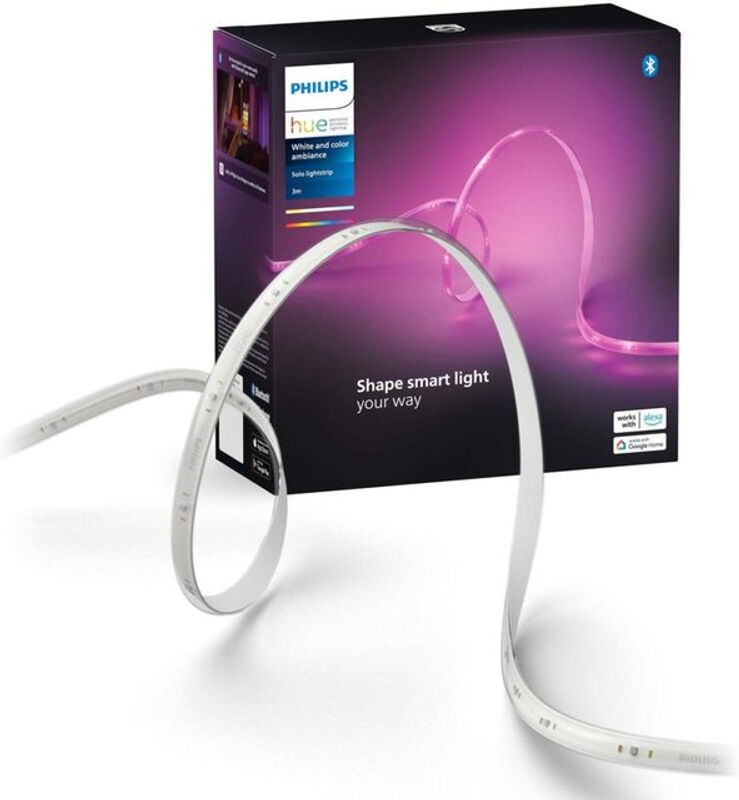 Philips Hue Lightstrip Solo LED-Lichtleiste, Farbe: Weiß, Länge: 3 m - Bild 2