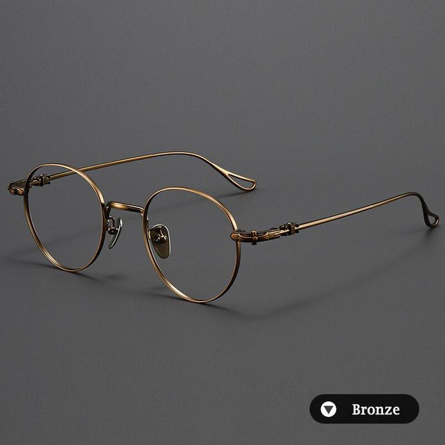 Freedom Outdoors Korrektionsbrille, Titan, Rund, Unisex, Bronze - Bild 1