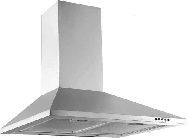 Respekta Kaminhaube CH1160IXB in Edelstahl Silber mit Metallfettfilter, Energieeffizienzklasse B - Bild 1