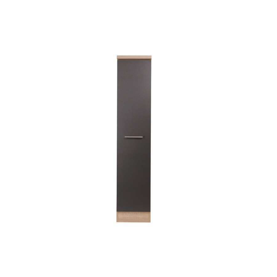 Respekta Apothekerschrank Merle Küchenschrank grau/Eiche Sägerau Nachbildung B/H/T: 30 x 144,8 x 60 cm - Bild 2