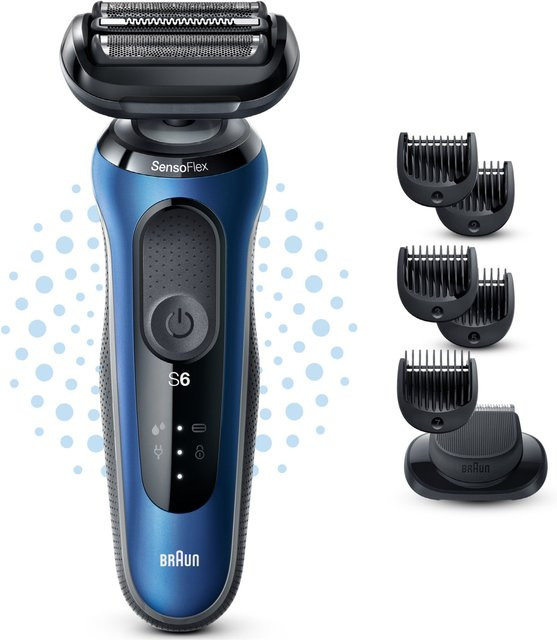 Braun Series 6 Folienrasierer, blau, Herren - Bild 1