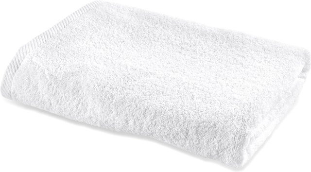 bertsch Hotelwäsche Luxus-Walkfrottier Duschtuch aus Baumwolle, weiß, Breite: 70 cm, Länge: 140 cm, 600 g/qm - Bild 1