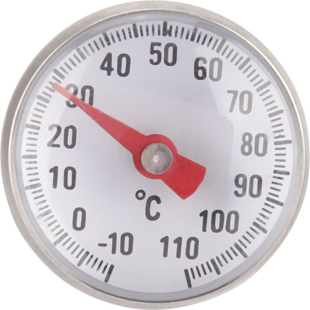 Aramox Edelstahl Tragbares Sondenthermometer für Milch und Kochen in Silber und Schwarz - Bild 1