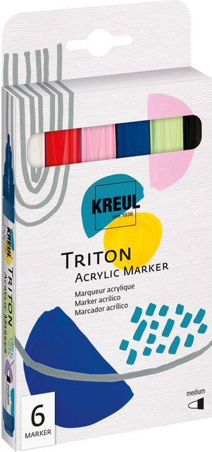 KREUL Triton Acrylmarker Medium in Multicolor - Bild 1