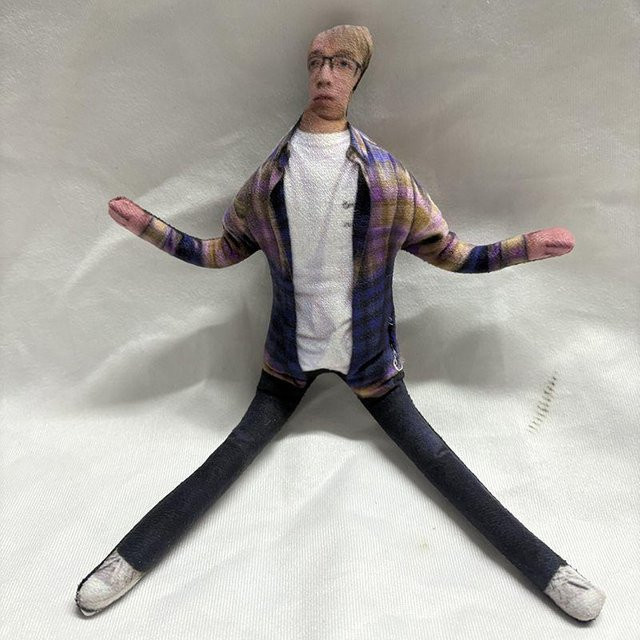 Yiran toy Chen Ze Plüschtier, 28cm, mit biegsamem Drahtskelett, bunt - Bild 1