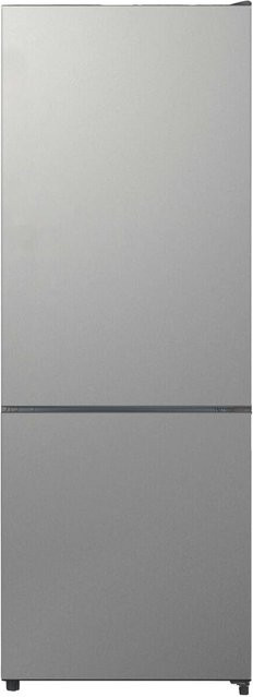 POCOline Kühl-Gefrierkombination KGK144-205IX in Inox/Silber, B/H/T: 54 x 144 x 55 cm - Bild 1