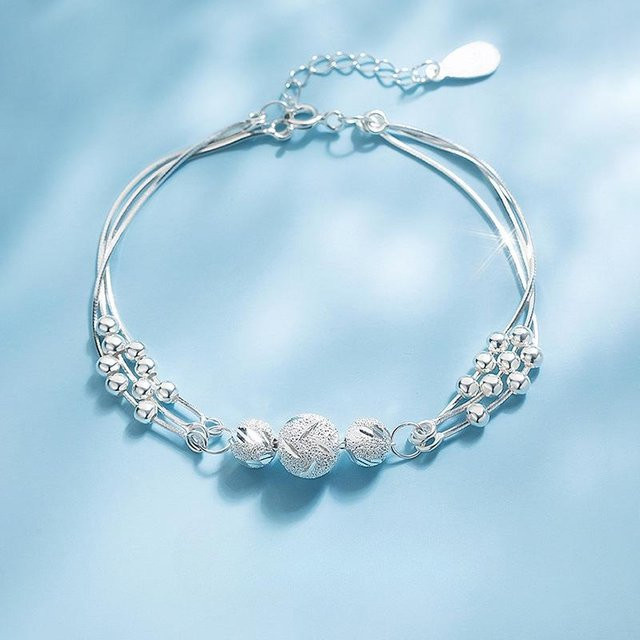 Lucky Star Jewelry Kugelarmband, 925 Silber, Damen - Bild 1