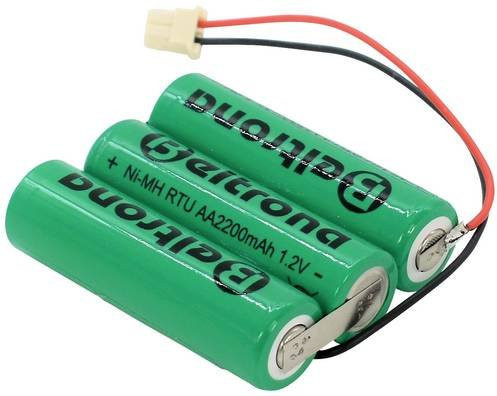 Beltrona 3AA2200ESO Akkupack 3x Mignon AA NiMH 3.6V 1500 mAh in Grün - Bild 1