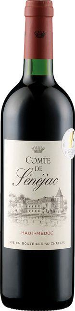 Comte de Sénéjac Rotwein, Merlot, Haut Médoc, 2019, trocken, 0,75 l - Bild 1