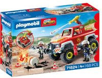 PLAYMOBIL Action Heroes Feuerwehrtruck Konstruktionsspielzeug ab 4 Jahren - Bild 1