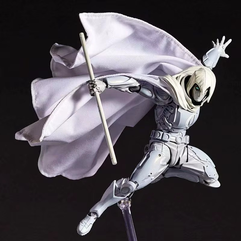 Kaiyodo Moonlight Knight Marvel Comics bewegliches Spielzeugmodell aus Kunststoff - Bild 3