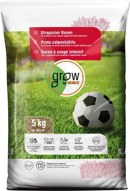 OBI Strapazier-Rasen Rasensamen für Garten und Sportplätze, 5 kg - Bild 1