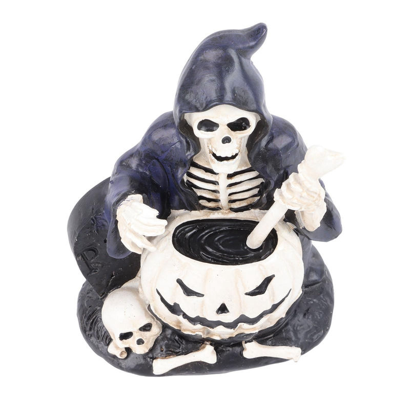 Igeteck Skelett-Figur aus Kunstharz in Mehrfarbig für Halloween und Dekoration - Bild 4