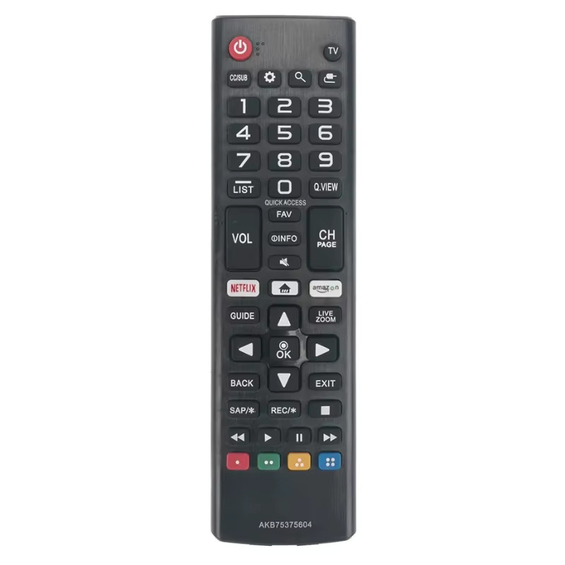 LG Fernbedienung für Smart TV, AKB75375604, 433MHz, Schwarz - Bild 2