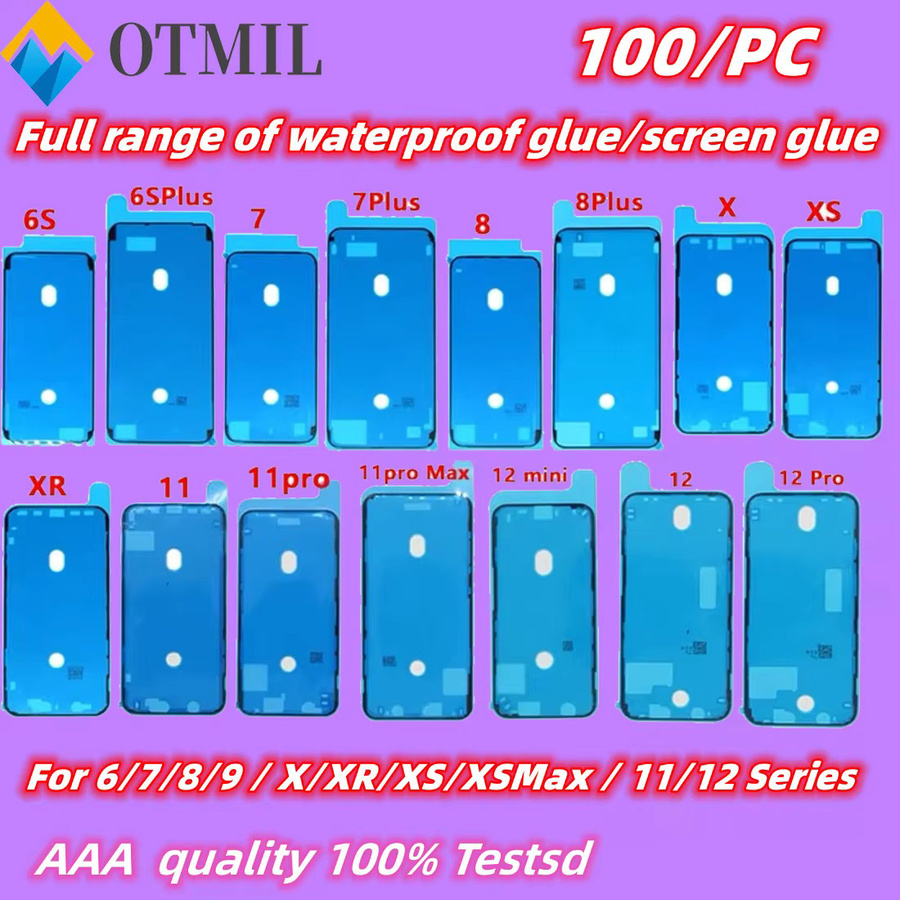3M Kleber Set mit 100 Stück wasserdichten LCD-Bildschirm Rahmenband Aufklebern für iPhone 16, 16 Pro, 16 Pro Max sowie iPhone 17, 17 Pro und 17 Pro Max zur Reparatur - Bild 3