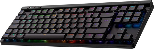 Logitech G G515 LIGHTSPEED TKL kabellose mechanische Gaming-Tastatur mit GL Linear Switches, Schwarz - Bild 1